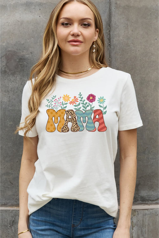 Simply Love Full Size MAMA Graphic Cotton Tee