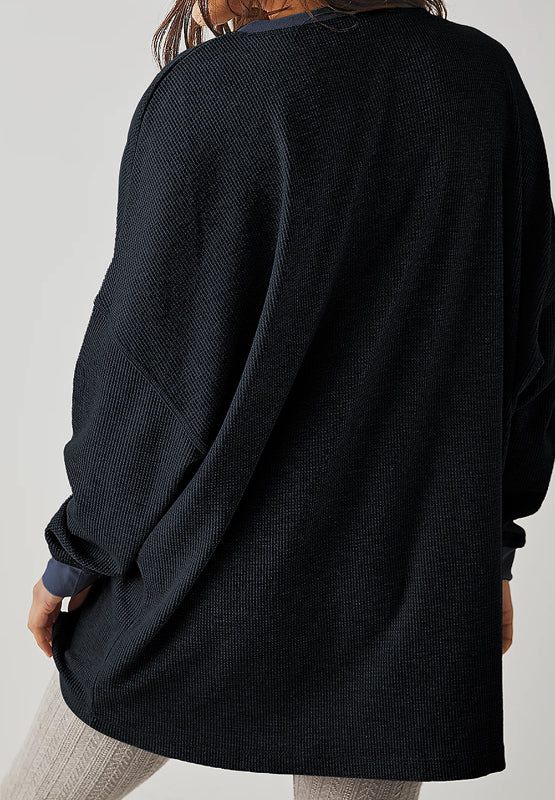 Round Neck Long Sleeve Sweatshirt